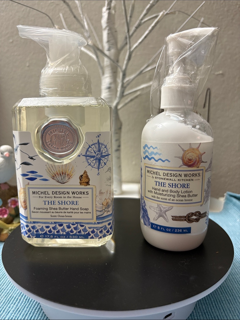 Michel Design works foaming hand soap and hand and body lotion set